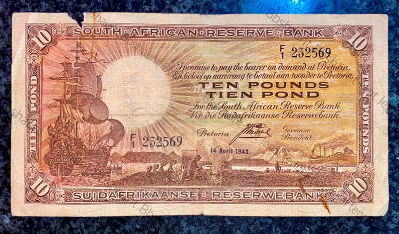 J Postmus 10 pound - F1 April 14th 1943 -