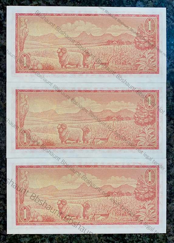 TW De Jongh. R1 in sequence B239 /776074-072 unc-aunc 2nd issue 1973 (1 bid takes all)