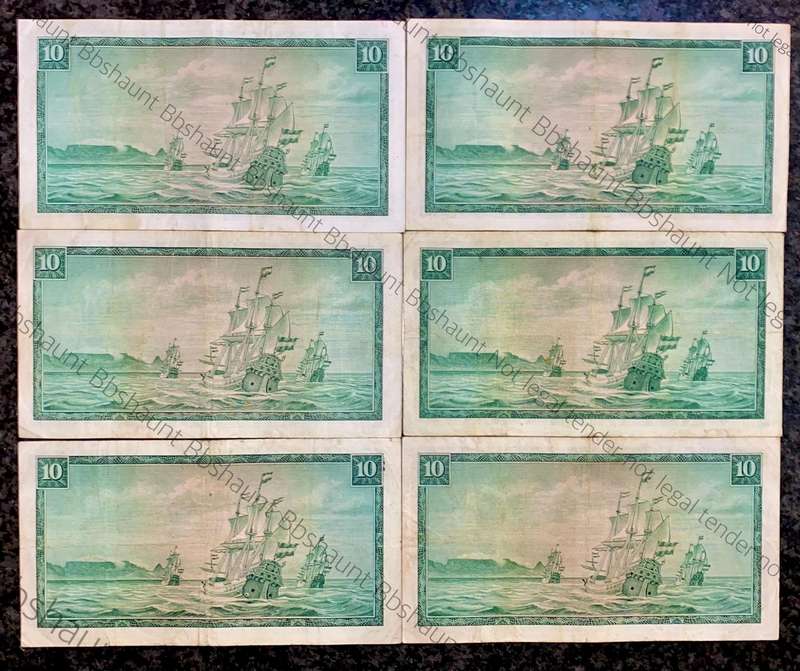 Tw De Jongh. R10 Van Riebeeck wtm 3rd issue 1975 (1 bid takes all)