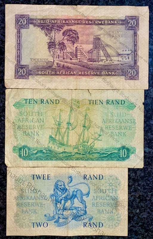 S.Africa set R20 to R2 MH De Kock & G Rissik 1961/62 (1 bid takes all)