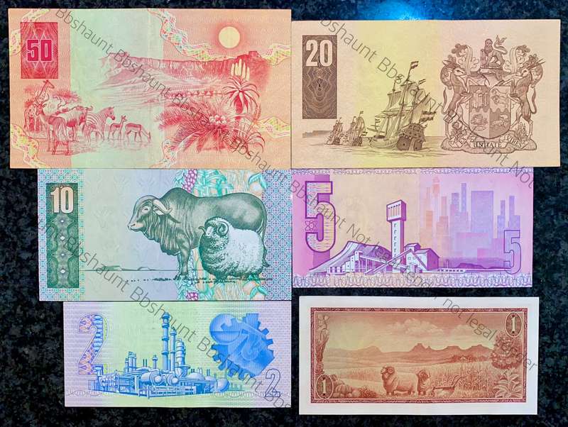 Complete Set CL Stals R50 to R2AA  good condition 1st issue 1990 (R1 TW De Jongh) (1 bid takes all)