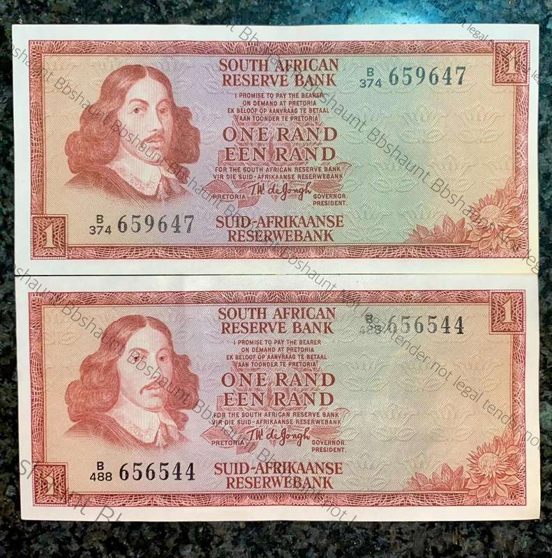 Tw De Jongh. R1 B series 1973 (1 bid takes all)