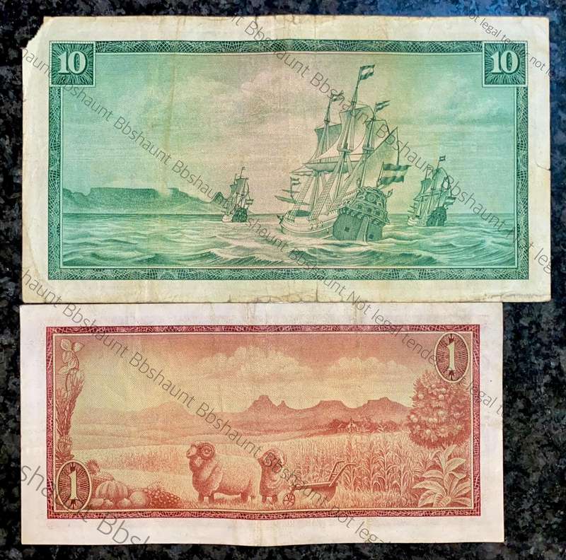 G Rissik. Set R10 & R1 -- 12nd issue 1966 (1 bid takes all)
