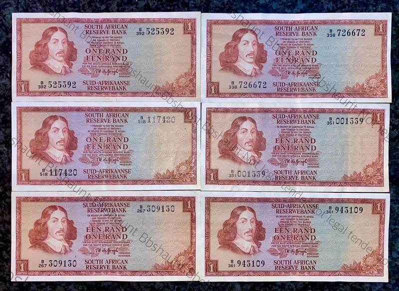 Tw De Jongh. R1 B series 1975 (1 bid takes all)