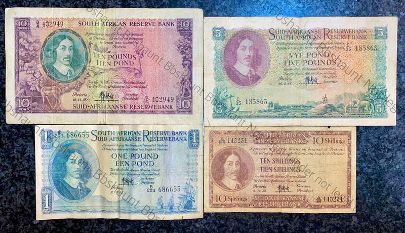 Mh De Kock. set 10 pound to 1 pound 1954/58 (1 bid takes all)