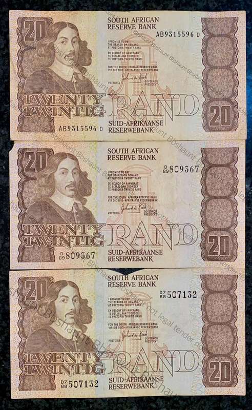 GPC De Kock. R20 --1980s--(1 bid takes all)