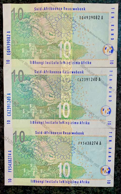 TT MBOWENI R10 -- 2004 SECOND ISSUE [RINO WTM](1 BID TAKES ALL)