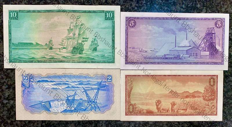 Complete Set Tw De Jongh R10 to R1 - very good condition 1967-1975(1 bid takes all)