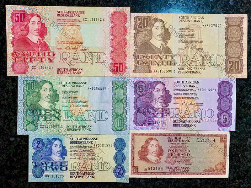 COMPLETE SET REPLACEMENT NOTES CL STALS R50XX TO R2WW - GOOD CONDITION 1990 (R1 Z26 -TW DE JONGH)