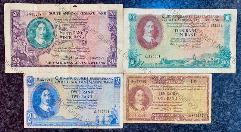 Complete Set G Rissik R20 to R1 - 1st issue 1962 (1 bid takes all)