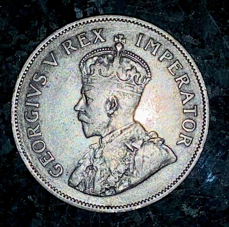 S A UNION SILVER 2 1/2 SHILLING 1935