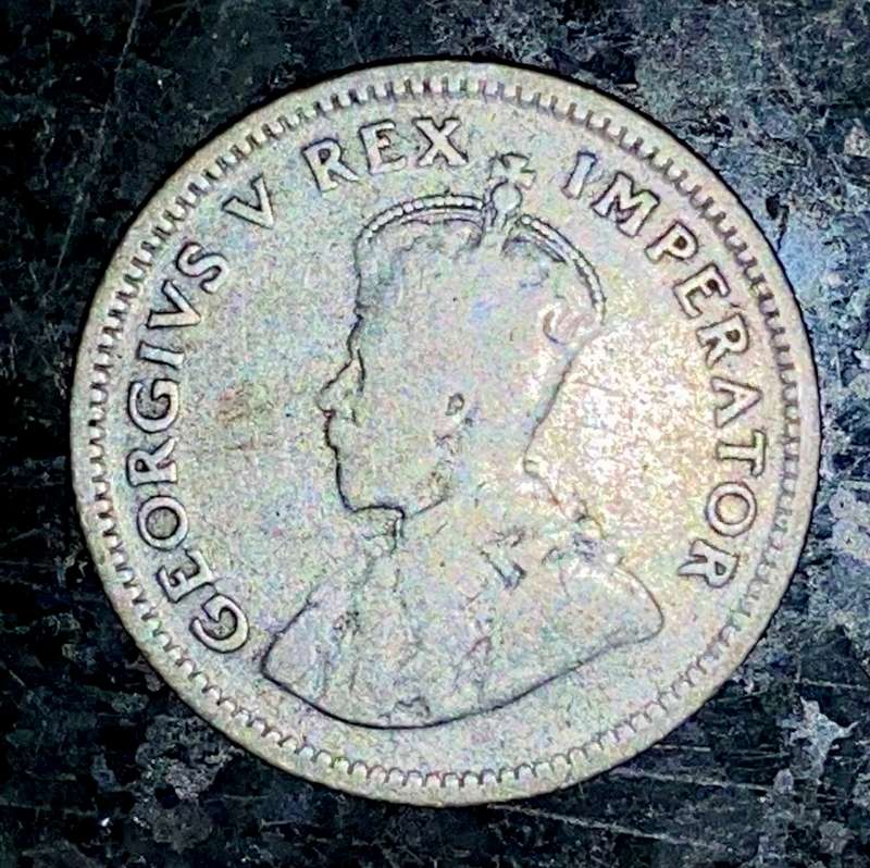 S A UNION SILVER 6D SIXPENCE -- 1926 --