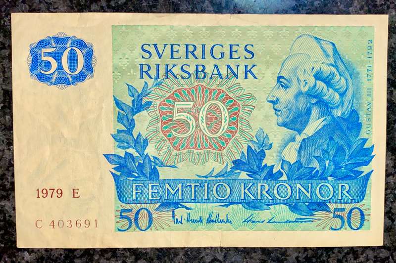 SWEDEN 50 KRONOR 1979