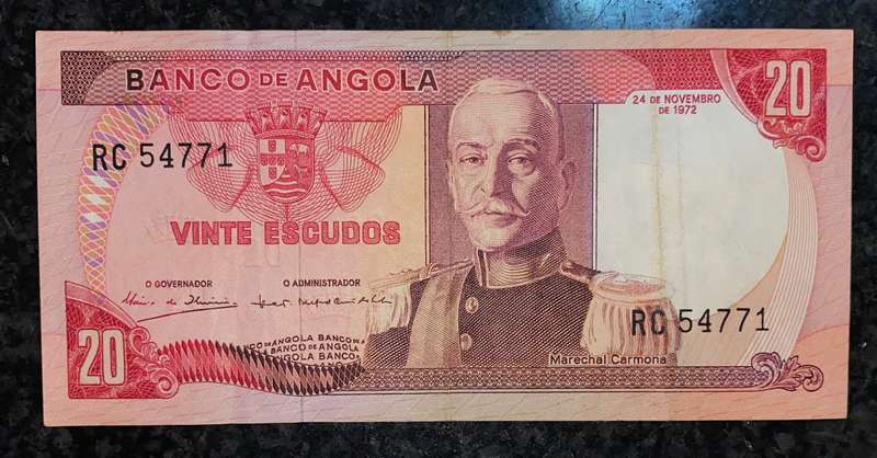 Anglo 20 escudos 1972