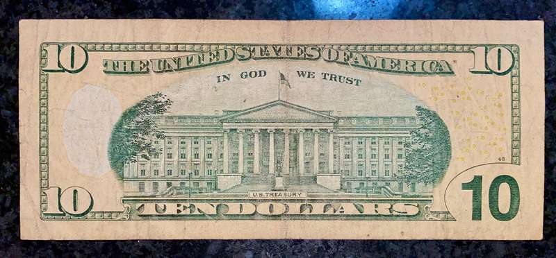 USA 10 dollars 2009