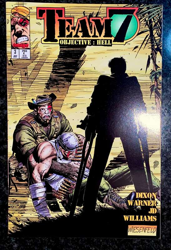 WILD STORM DC Comics - TEAM 7 - 1995 no 3 excellent condition in sleeve