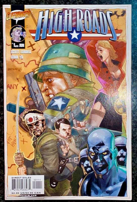 CLIFFHANGER DC Comics - HIGH ROADS 2002 no 1 excellent condition in sleeve