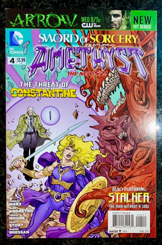 DC Comics - SWORD OF SORCERY 2013 no 4 excellent condition in sleeve