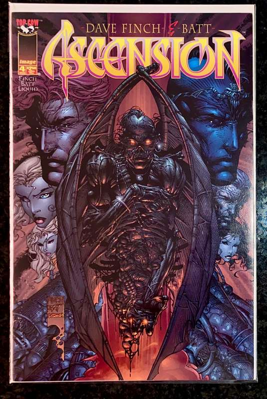 Top Cow Image comics - Ascension set - 1997 no 3 to 6 all excellent condition in sleeve's