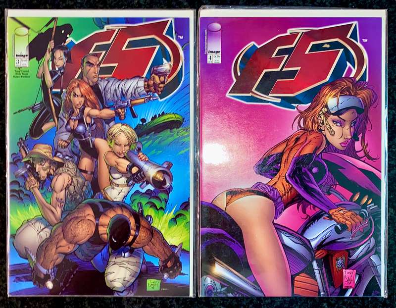 Image comics - F.5 set - 1996 no 3 & 4 all excellent condition in sleeve's