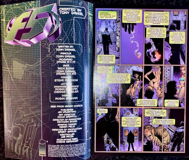 Image comics - F.5 set - 1996 no 3 & 4 all excellent condition in sleeve's