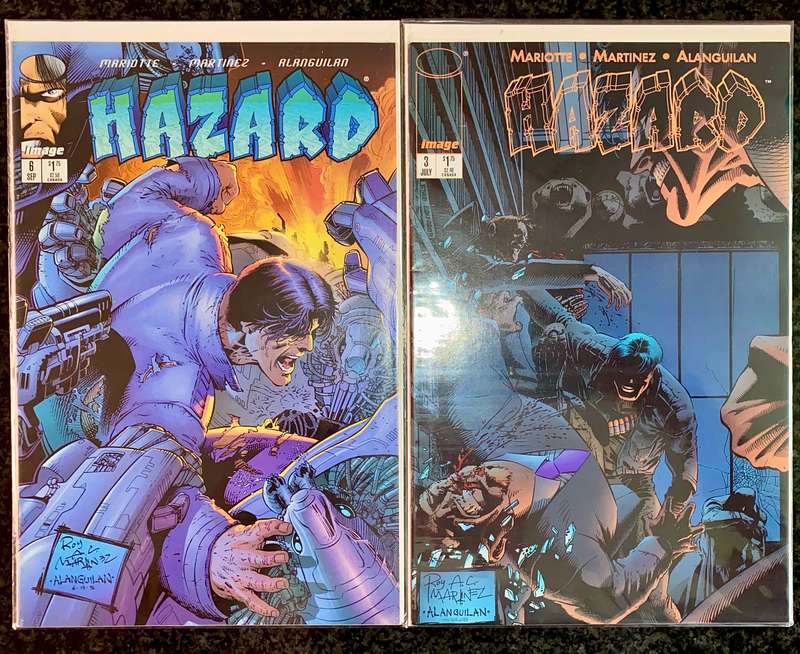 Image comics - HAZARD set - 1996 no 3 & 6 all excellent condition in sleeve's