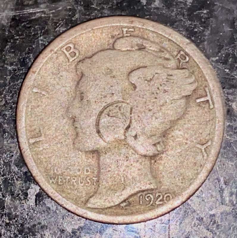 USA 1918 -- 1 DIME -- 900 silver