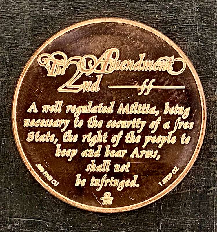 1OZ -- We The People -- 1OZ 999 Copper Round BU