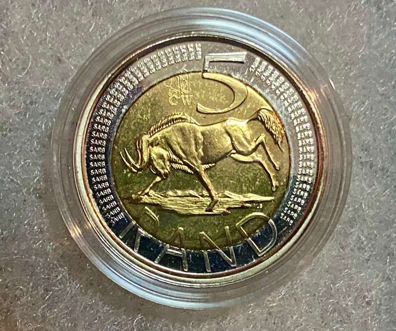 South Africa Oom Paul Mintmark Proof R5 -- 2016 -- mintage 397 - in original box with certificate