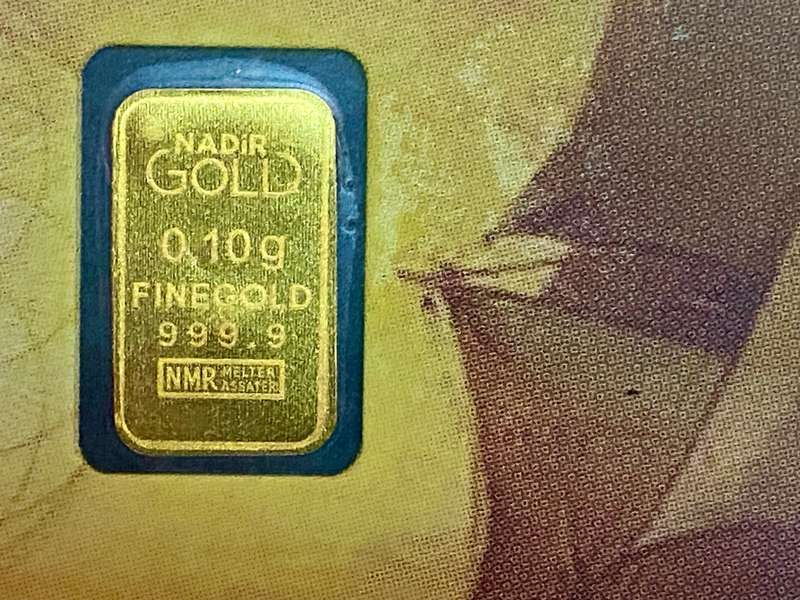 Karatbars Gold Bar Cards - Gold Bar 999.9 Purity 24ct (bid per bar) 0.10g - 4 available