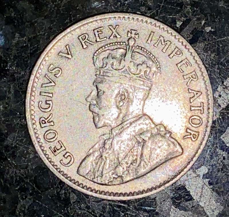 S A Union. silver 3d threepence 1930