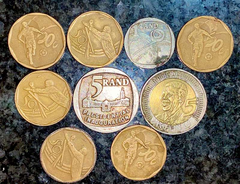 South Africa.commemorative set world summit- union building- Mandela- soccer- cricket(1 bid takes al