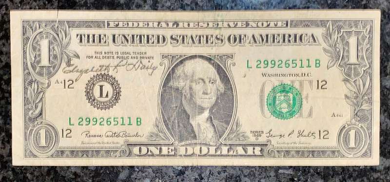 USA 1 dollar San Francisco Federal mint 1969