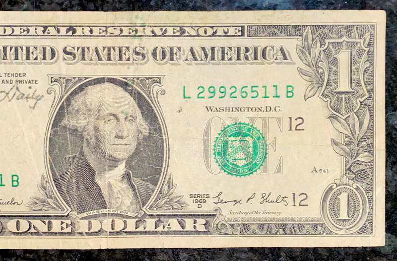USA 1 dollar San Francisco Federal mint 1969