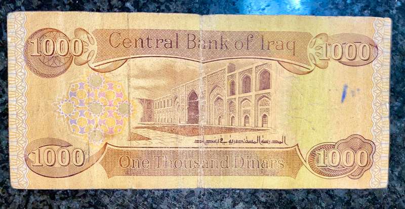 Iraq 1000 dinars