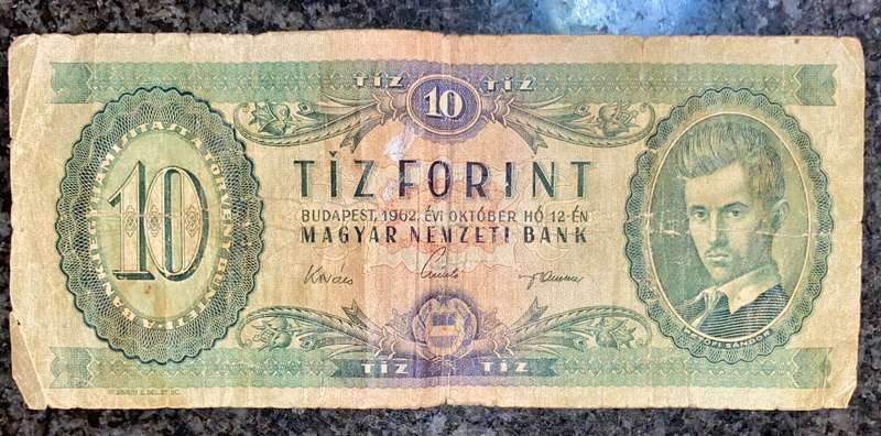 Hungary 10 forint 1962
