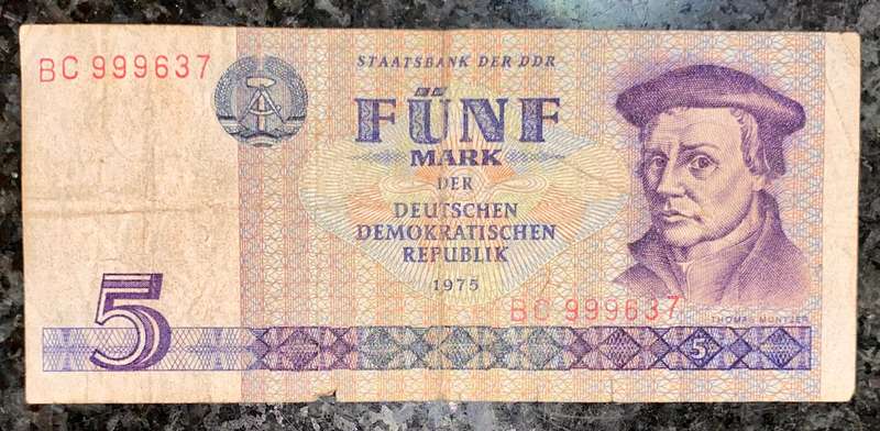 Germany 5 mark 1975