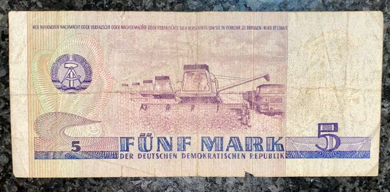 Germany 5 mark 1975