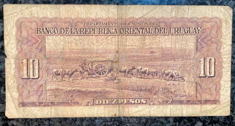 Uruguay 10 pesos 1939