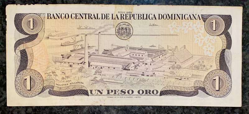 Dominican Republic 1 peso 1988