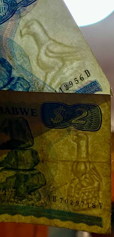Zimbabwe. set 2 dollars two different wtm 1980/1994 (1 bid takes all)
