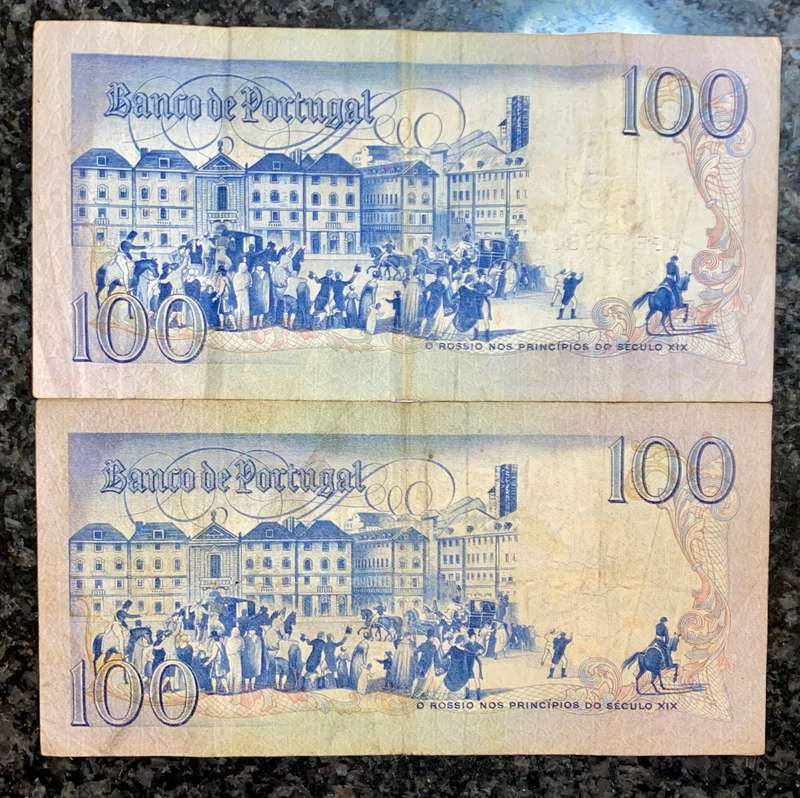 Portugal 100 escudos 1981 & 1984 (1 bid takes all)