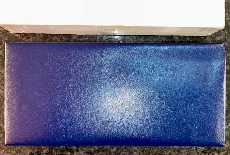 South Africa Proof set silver R1 to 1 cent missing nickel R1 - 1988 blue SA mint box with box cover