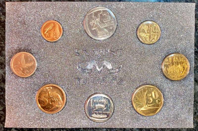 South Africa. uncirculated coin set 1991 in original packaging