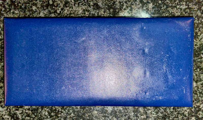 South Africa Proof set silver R1 (Les Huguenots ) TO 1 cent + nickel R1 - 1988 blue SA mint box