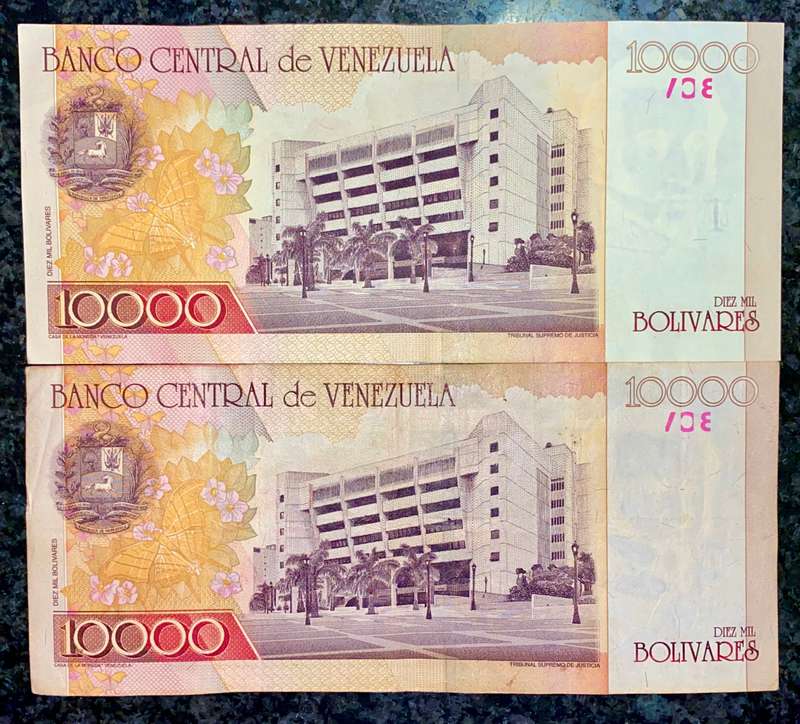 ARGENTINA DIEZ MIL 10.000 PESOS 2002(1 BID TAKES ALL)