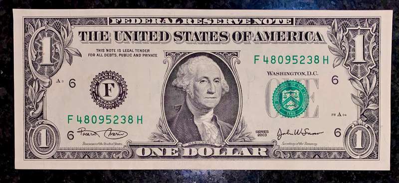 USA 1 dollar Atlanta Federal Bank 2003