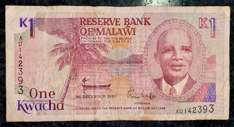 MALAWI 1 KWACHA 1990