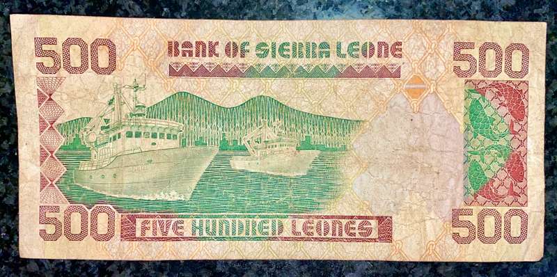 SIERRA LEONE 500 LEONES 1991