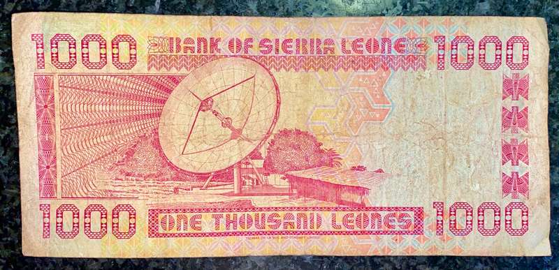 SIERRA LEONE 1000 LEONES 1993